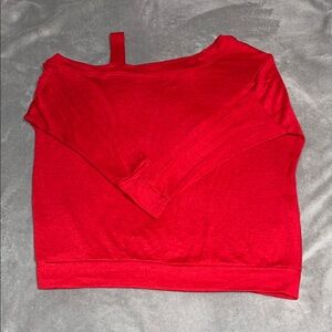 Red Off-Shoulder Top 🙂 Market & Spruce